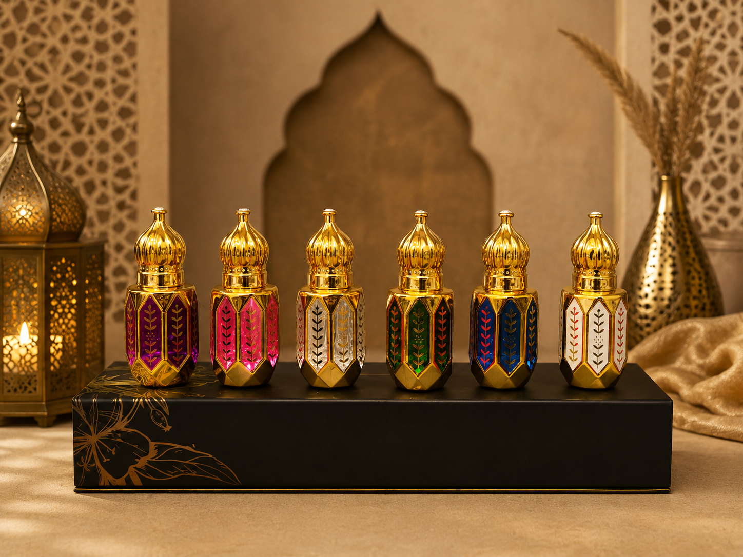 ZIREEX Concentrated Perfume Attar 6ml × 6 Pieces Deal