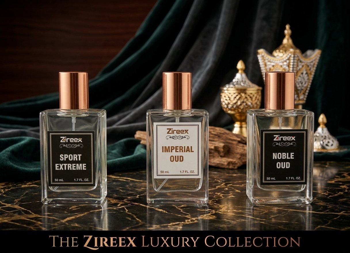 ZIREEX 3 Perfume Bundle / Noble Oud/ Imperial Oud /Sport Extreme