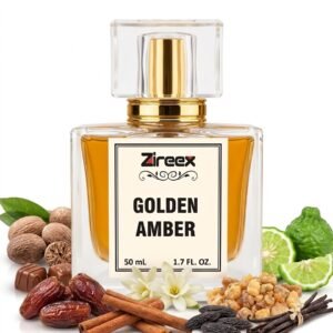 Golden Amber Perfume | 50ml | Zireex