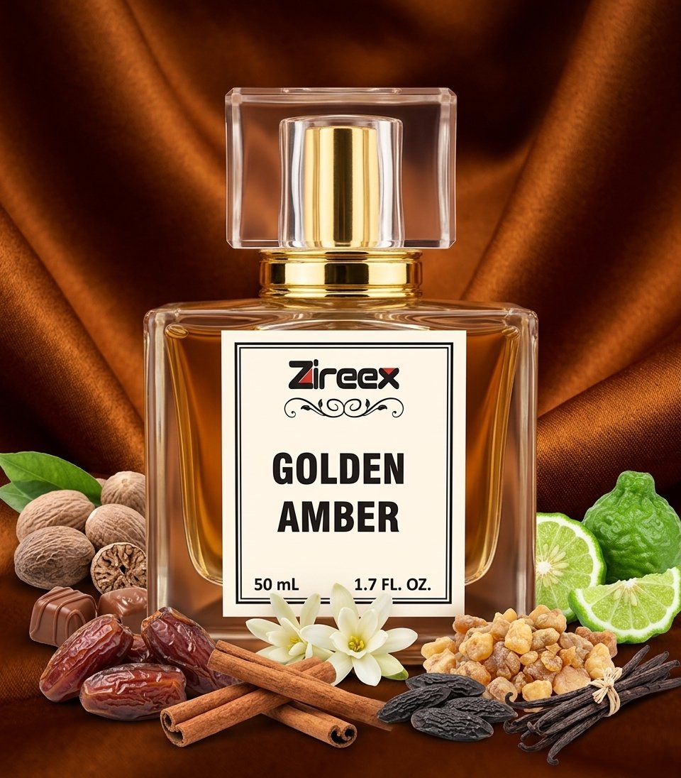 Golden Amber Perfume | 50ml | Zireex - Image 2