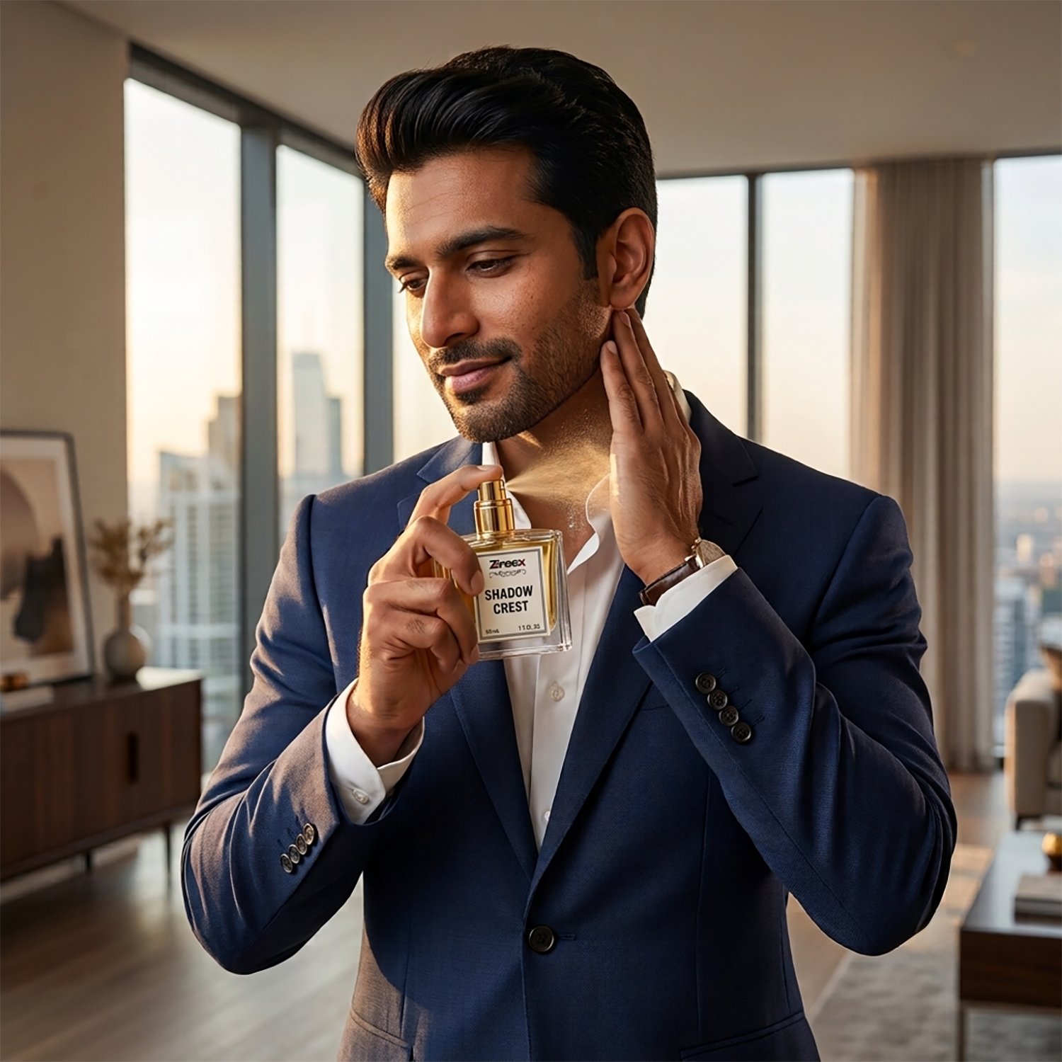 Shadow Crest Perfume | Inspired by Oud Supreme | Long Lasting Oud Fragrance | 50ml | Zireex - Image 3